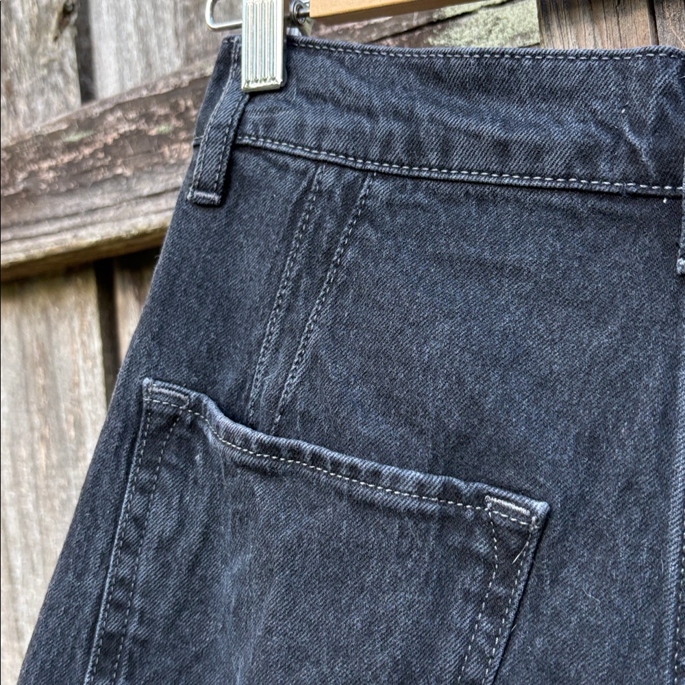 Triarchy Onassis Black Wide-Leg Jeans (Size 28) - Picture 6 of 13